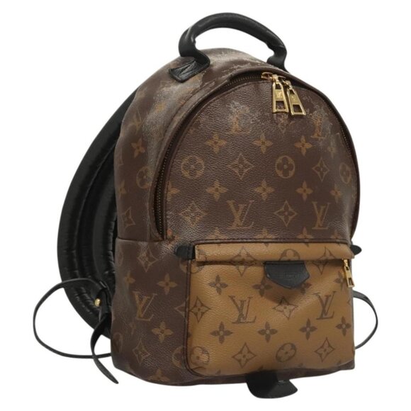 LOUIS VUITTON Monogram Reverse Palm Springs PM Backpack - Picture 1 of 15